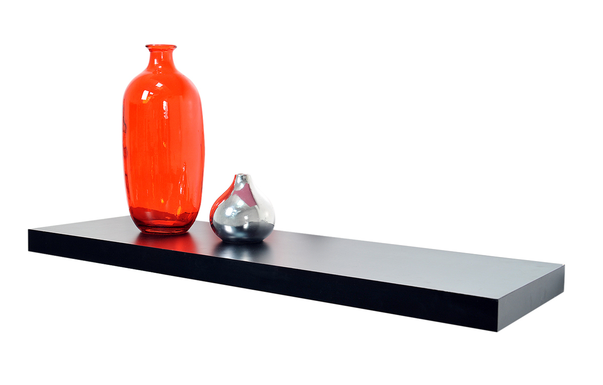 Mensola 80 cm colore nero MANHATTAN