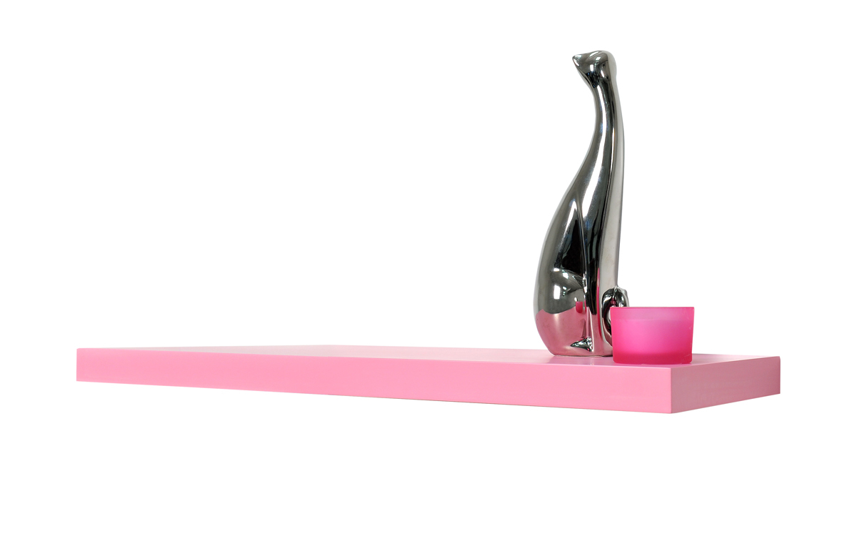 Mensola  80 cm colore rosa MANHATTAN