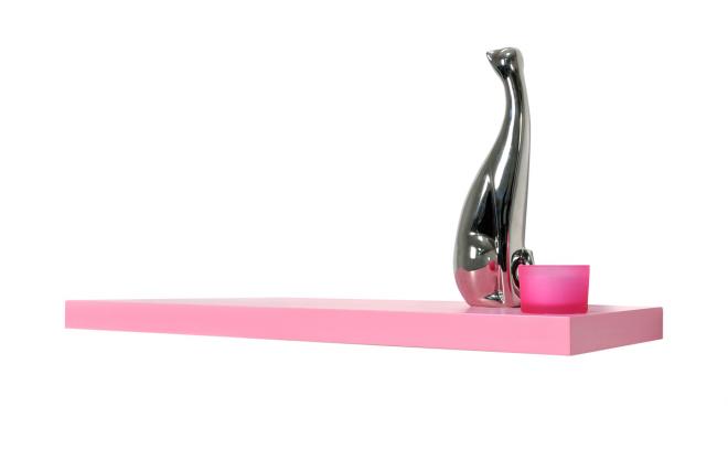 Mensola  80 cm colore rosa MANHATTAN