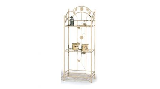 Mensola alta in metallo beige GIRASOLE image 1