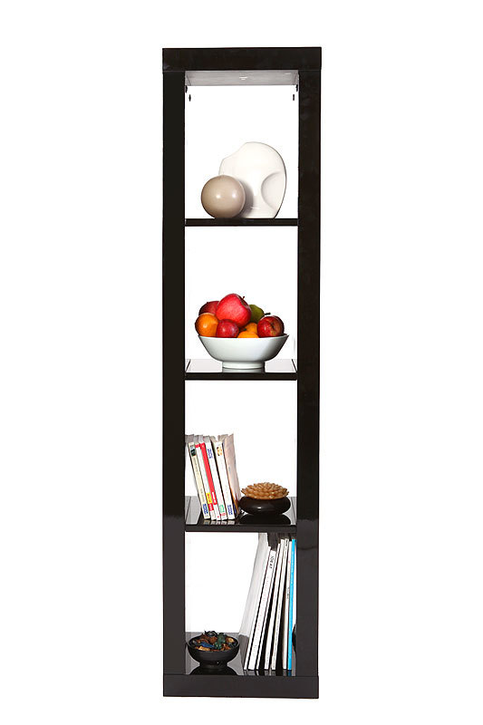 Mensola design laccata nera HAILY