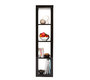 Mensola design laccata nera HAILY