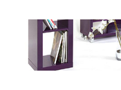 Mensola design laccata viola HAILY