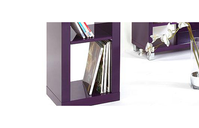 Mensola design laccata viola HAILY