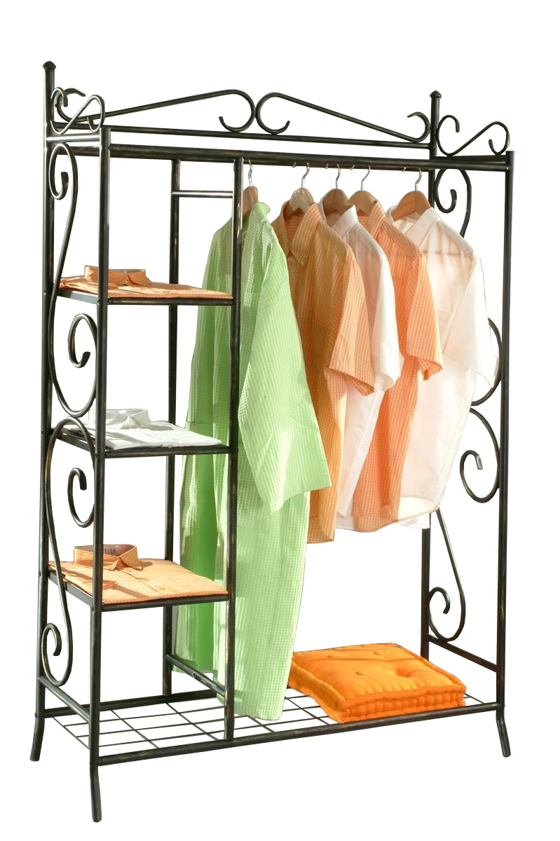 Mensola guardaroba / dressing stile ferro battuto FLORENCE 