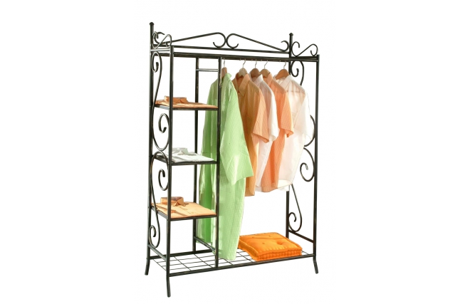 Mensola guardaroba / dressing stile ferro battuto FLORENCE 