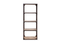 Mensola - libreria stile industriale in metallo e legno ATELIER