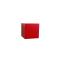 Mensola murale design rossa CUBIK