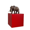 Mensola murale design rossa CUBIK