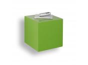 Mensola murale design verde CUBIK