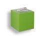 Mensola murale design verde CUBIK