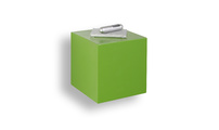 Mensola murale design verde CUBIK