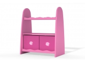 Mensola per bambina bianca e rosa MARCHANDE
