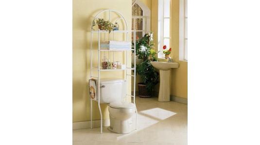 Mensola per toilette bianca CLOE image 1