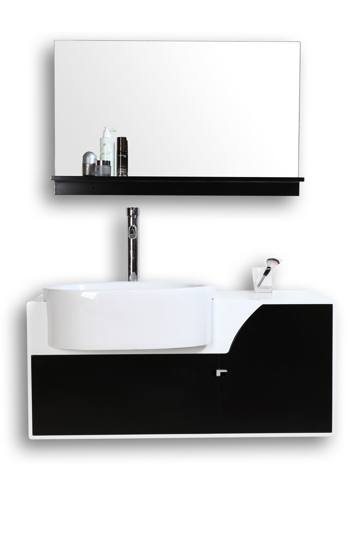 Mobile da bagno Jasper : lavabo, mobile sottovasca e specchio