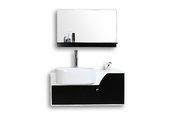 Mobile da bagno Jasper : lavabo, mobile sottovasca e specchio