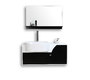 Mobile da bagno Jasper : lavabo, mobile sottovasca e specchio