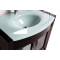 Mobile da bagno : lavabo, mobile sottovasca e specchio THELIO