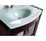 Mobile da bagno : lavabo, mobile sottovasca e specchio THELIO