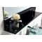 Mobile da bagno : lavabo, mobile sottovasca e specchio THELIO