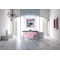 Mobile da bagno : lavabo, mobile sottovasca, mensola e specchio VICKY