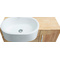 Mobile da bagno : lavabo, mobile  sottovasca, mensole e specchio  NIVAN
