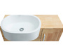 Mobile da bagno : lavabo, mobile  sottovasca, mensole e specchio  NIVAN