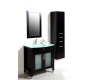 Mobile da bagno : lavabo, mobile sottovasca, specchio e colonna  MILLO