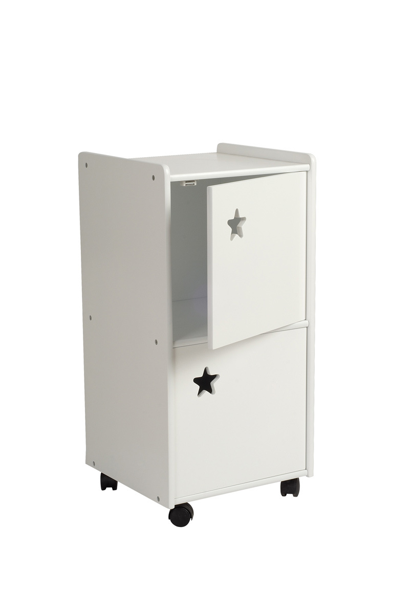 Mobile per bambini 2 porte colore bianco STELLA 