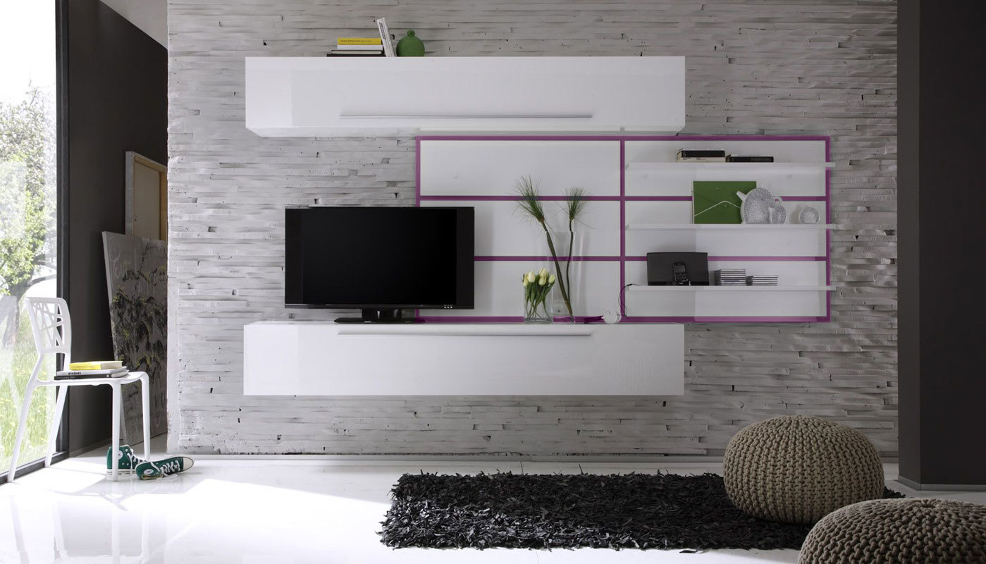 Parete in cartongesso per tv : parete attrezzata in cartongesso ...