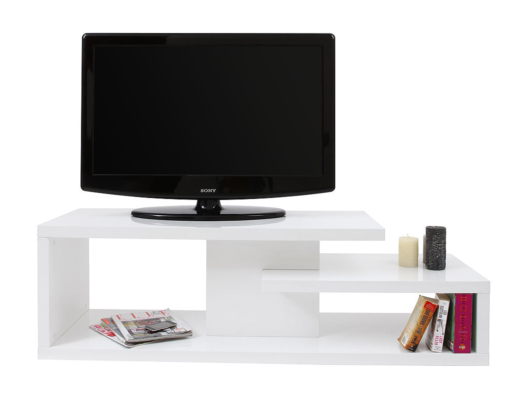 Mobile TV design laccato bianco HALTON