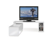 Mobile TV design laccato bianco TROYE