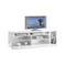 Mobile TV design laccato bianco TROYE