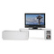 Mobile TV design laccato bianco TROYE