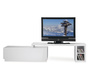 Mobile TV design laccato bianco TROYE