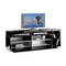 Mobile TV design laccato nero TROYE