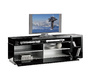 Mobile TV design laccato nero TROYE