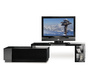 Mobile TV design laccato nero TROYE