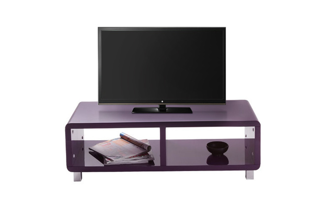 Mobile TV design laccato viola PIXY