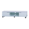 Mobile tv design LEA bianco 170cm con rotelle, 2 comparti e 2 cassetti image pub1