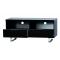 Mobile tv design LEA nero 120cm, 2 comparti e 2 cassetti