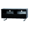 Mobile tv design LEA nero 120cm, 2 comparti e 2 cassetti