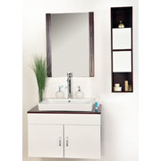Mobili bagno  ADELAIDE : mobile per lavabo, specchio  e mobile alto image 1