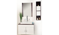 Mobili bagno  ADELAIDE : mobile sottovasca, specchio  e mobile alto