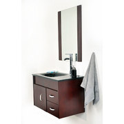 Mobili da bagno CANBERRA : lavabo, mobile per lavabo e specchio image pub1