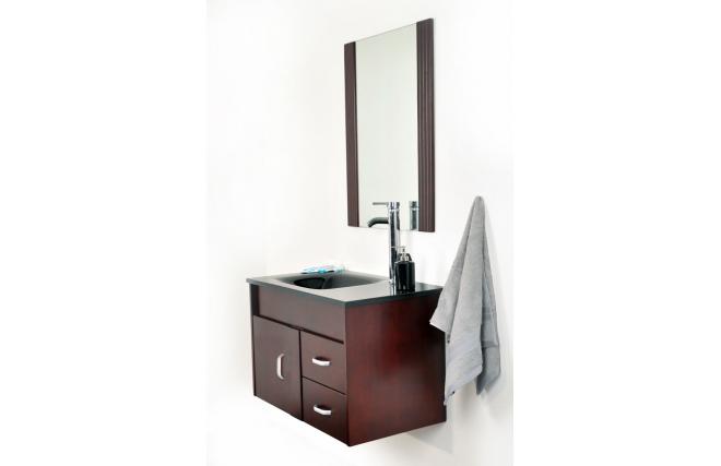 Mobili da bagno CANBERRA : lavabo, mobile sottovasca e specchio