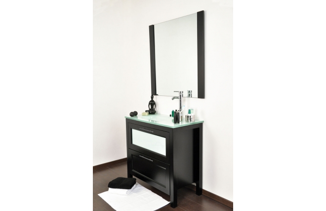 Mobili da bagno GLADSTONE : lavabo, mobile sottovasca e specchio