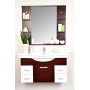 Mobili da bagno LISMORE : lavabo, mobile per lavabo e specchio image 1