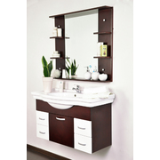 Mobili da bagno LISMORE : lavabo, mobile per lavabo e specchio image pub1