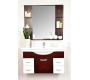 Mobili da bagno LISMORE : lavabo, mobile sottovasca e specchio